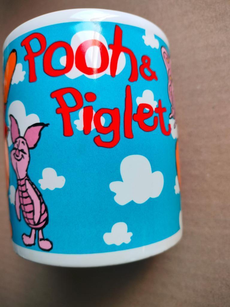 🍯 🐻 🧸 Vintage Disney Winnie the Pooh mug tas kop jaren 90, Ophalen of Verzenden, Winnie de Poeh of vrienden, Zo goed als nieuw