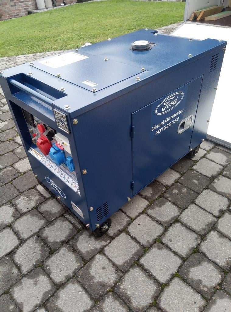 Diesel generator FDT9200SE Heavy Duty 8kva 240/400 volt, Doe-het-zelf en Bouw, Aggregaten, Ophalen, Dieselolie, Geluidgedempt