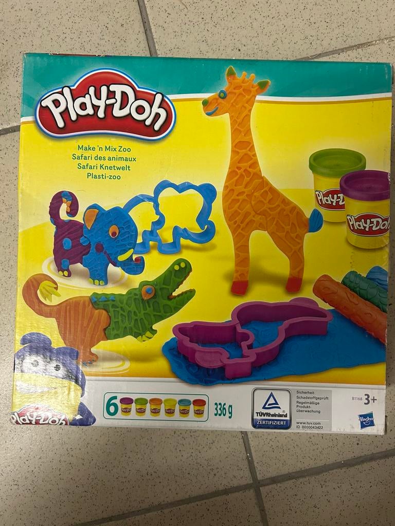 Play-Doh safari en zoo, Ophalen of Verzenden, Zo goed als nieuw