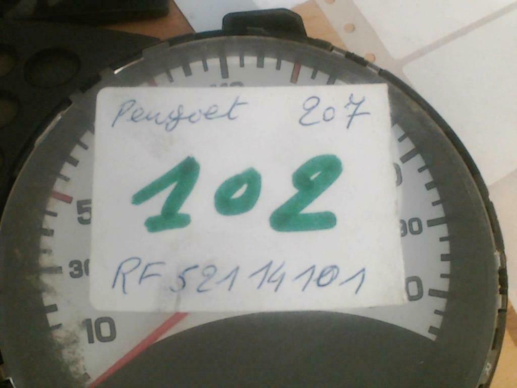 Compteur Peugeot 207 A2C5337097218 (102), Enlèvement ou Envoi, Utilisé, Peugeot