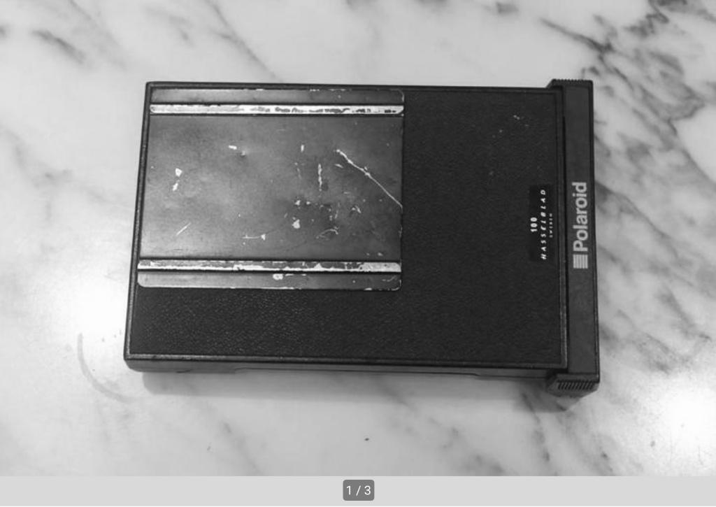Hasselblad Polaroid rug 100, Ophalen of Verzenden, Gebruikt, Overige typen