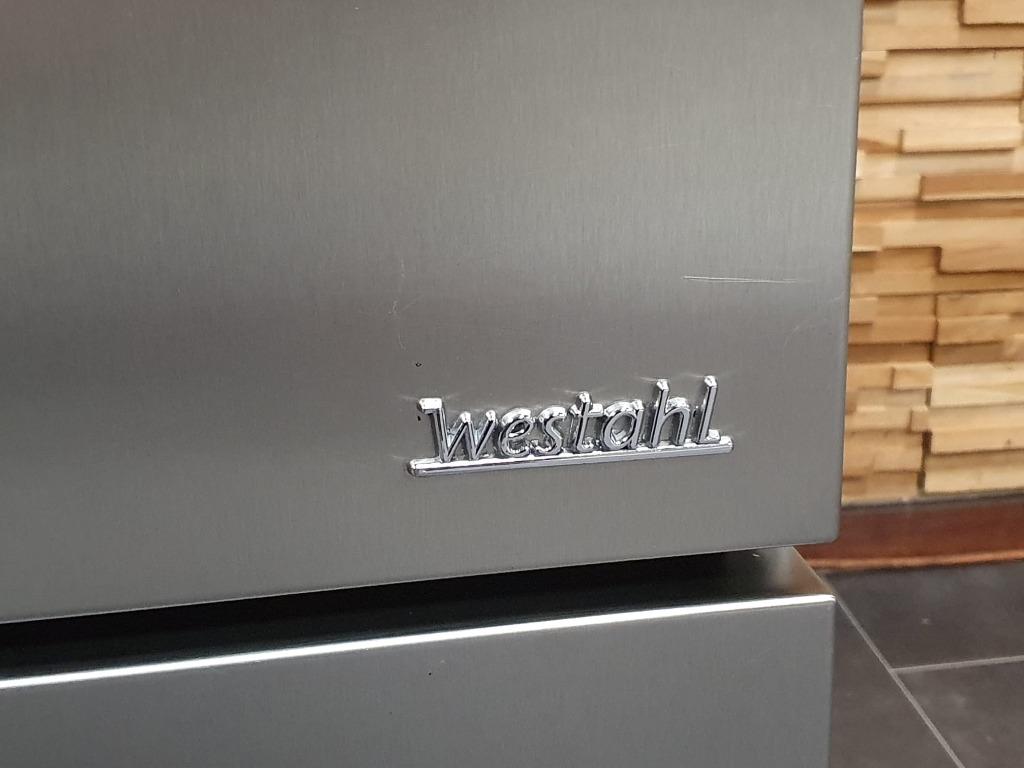 🔥 Cuisinière de luxe Westahl 110 cm en acier inoxydable 2 f, Gaz, 85 à 90 cm, Comme neuf, Enlèvement