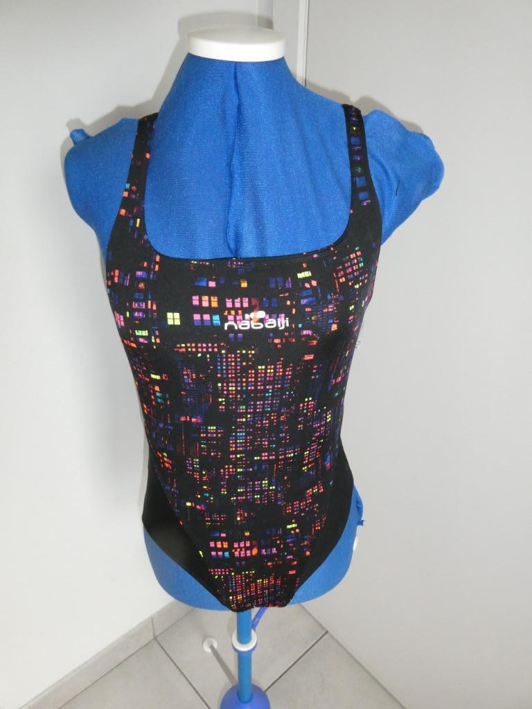 Badpak KAMIYE IMO ZWART (Nabaiji) - maat 42, Enlèvement ou Envoi, Nabaiji, Comme neuf, Maillot de bain