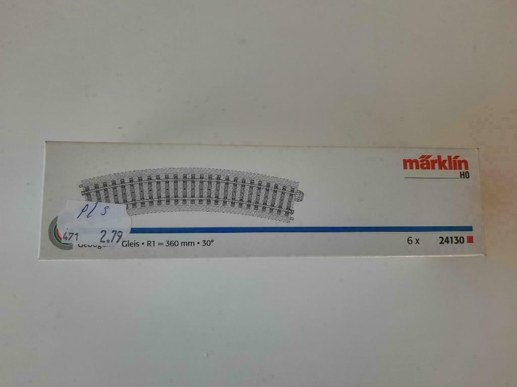 Marklin c-rail 24130 bocht R1, Neuf, Enlèvement ou Envoi, Courant alternatif, Rails