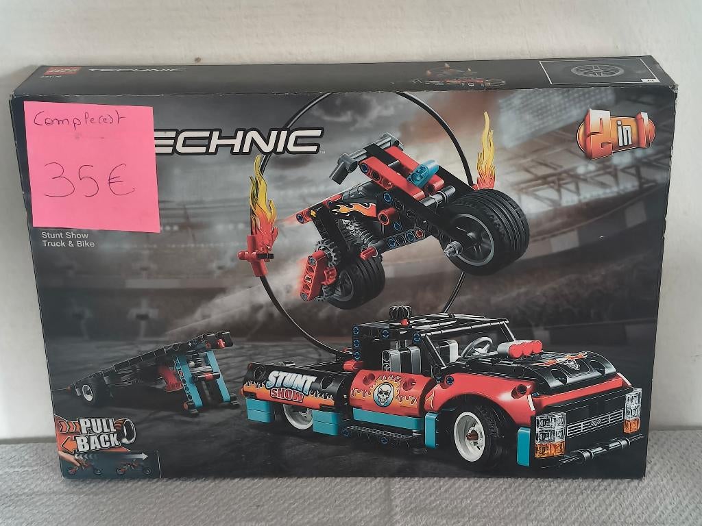Lego Technic 42106 Le spectacle de cascades, Enlèvement ou Envoi, Utilisé, Lego