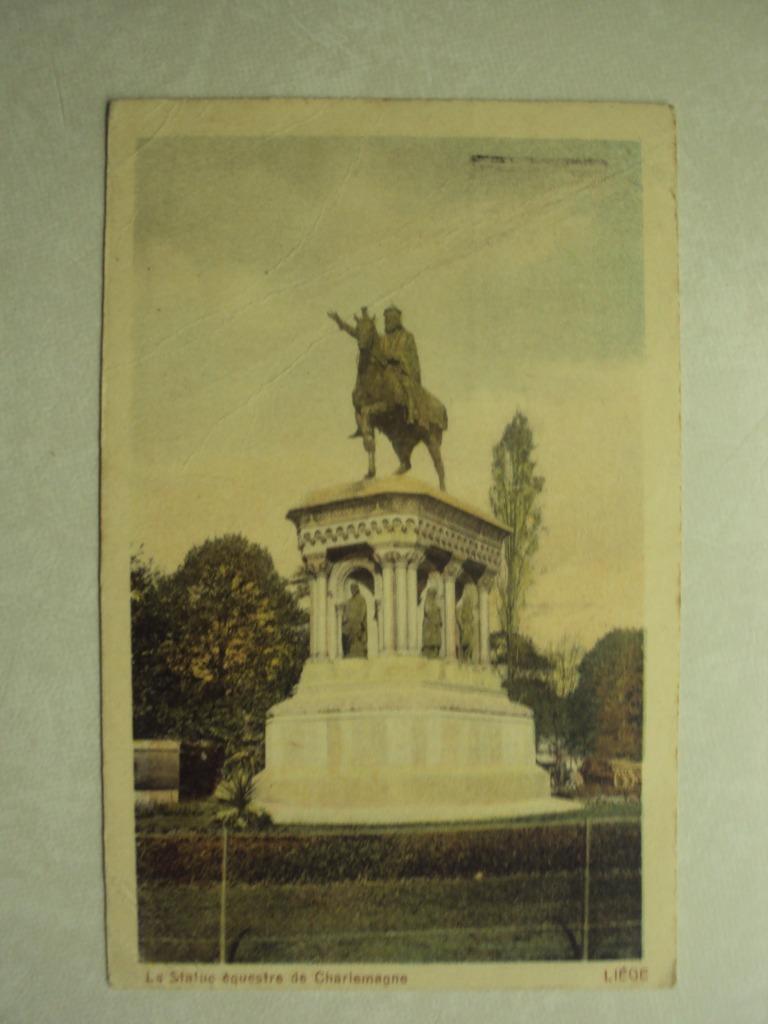 52909 - LIEGE - LA STATUE EQUESTRE DE CHARLEMAGNE, Envoi