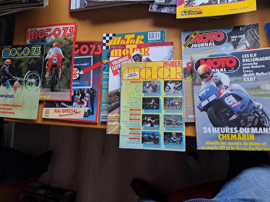 Moto 73 /motorrijder /moto journal tijdschriften, Boeken, Tijdschriften en Kranten, Ophalen
