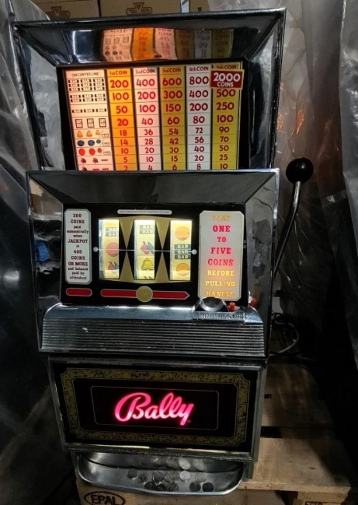 Bally gokautomaat euro of fiches (500 inbegrepen) 100% OK, Overige munten, Ophalen, Gebruikt