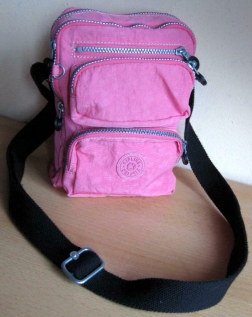 Kipling - Girly - roze Schoudertas - Sac à Bandoulière rose, Enlèvement ou Envoi, Utilisé, Rose, Kipling