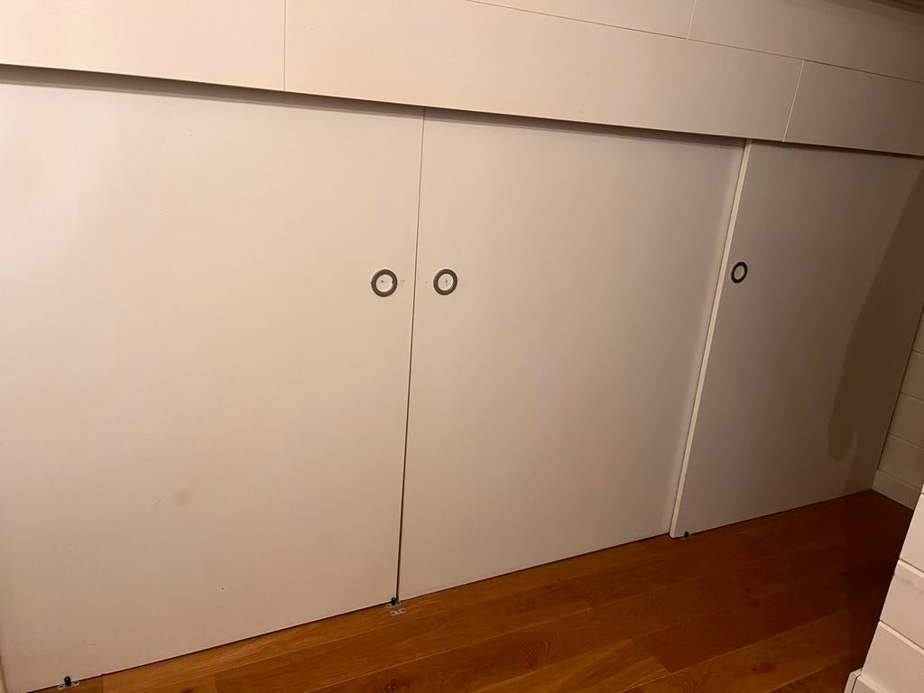 Witte deuren om een kast te maken, Doe-het-zelf en Bouw, Hout en Planken, Ophalen, Zo goed als nieuw