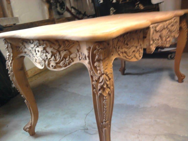table sablée, Enlèvement, Utilisé, Autres essences de bois