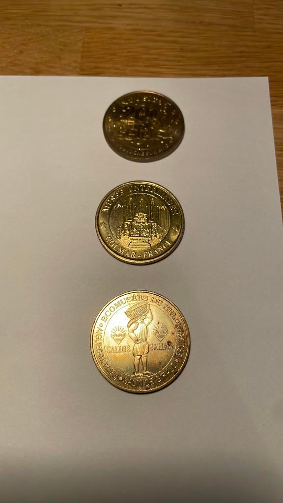 acheter : Lot de 15 pièces souvenirs de la Monnaie de Paris, Enlèvement