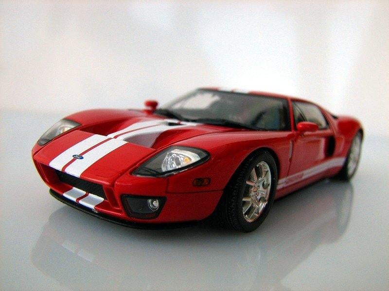 Ford GT 2004 - Minichamps 1:43, Ophalen of Verzenden, Zo goed als nieuw, Auto, MiniChamps