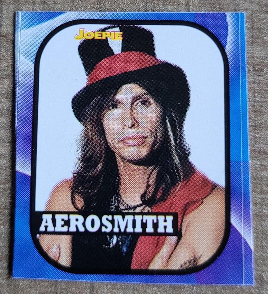 Mini-sticker: Aerosmith (Joepie), Enlèvement ou Envoi, Utilisé, Autres types