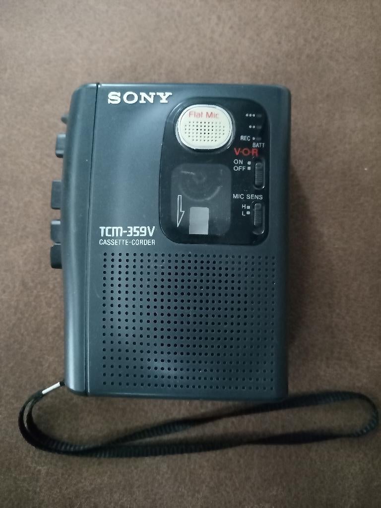 Cassette Corder Sony TCM-359V – Pour pièces ou réparation, TV, Hi-fi & Vidéo, Decks cassettes, Simple, Sony, Enlèvement ou Envoi