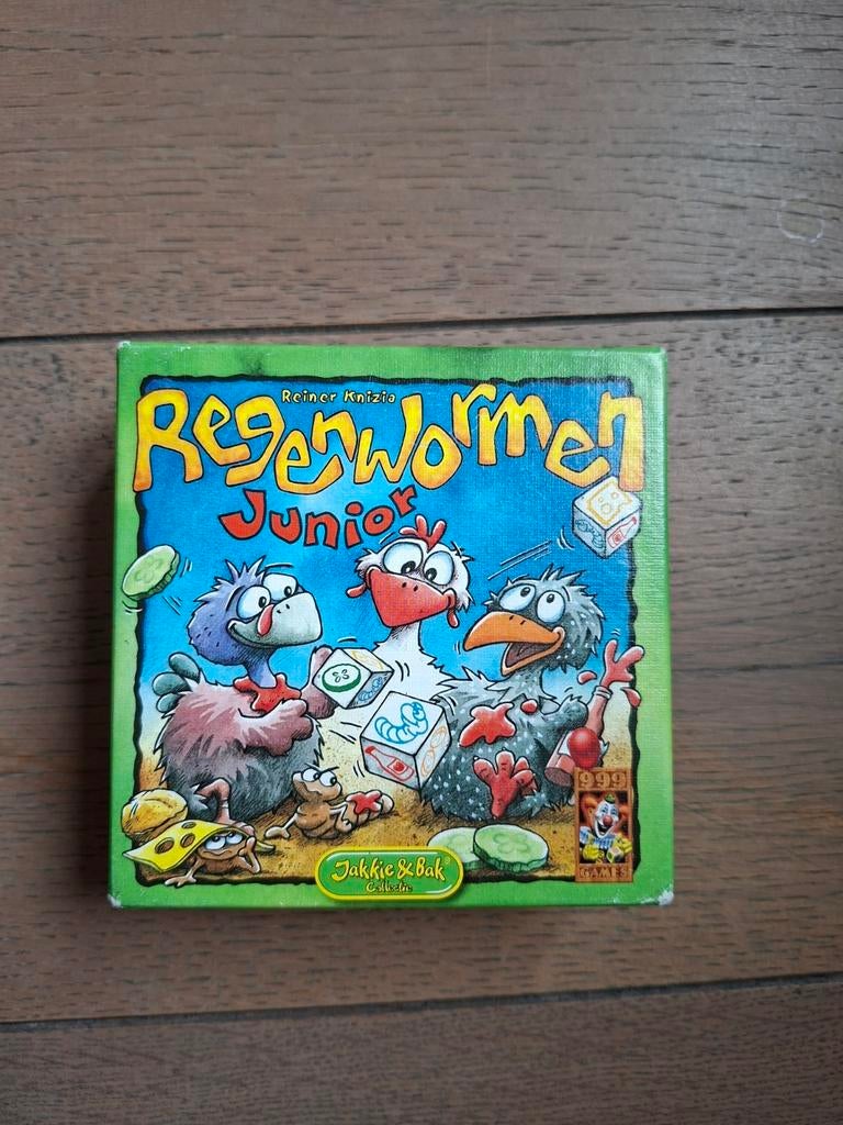 Gezelschapspel regenwormen junior 999 games, Enlèvement ou Envoi, Comme neuf