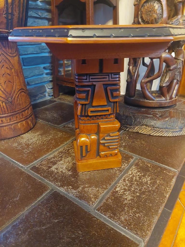 Handgemaakte schaaktafel uit Peru, Ophalen of Verzenden