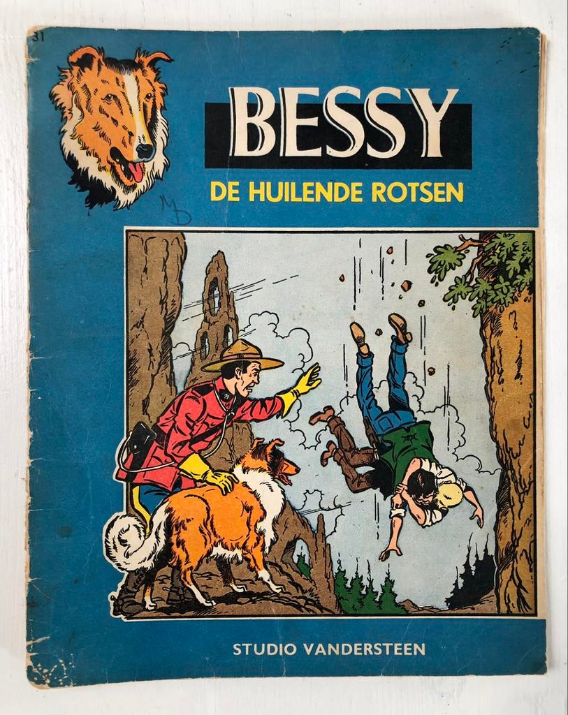 Bessy De huilende rotsen Studio Vandersteen 1962, Enlèvement ou Envoi