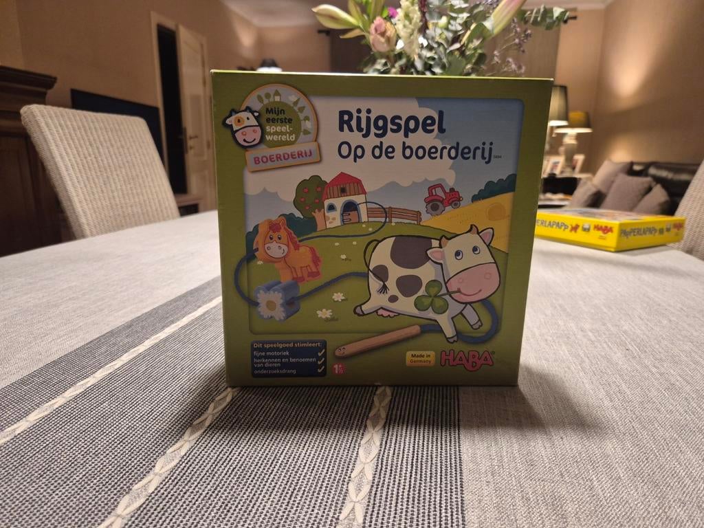 HABA, jeu de  châine "à la ferme", Enlèvement ou Envoi, Comme neuf