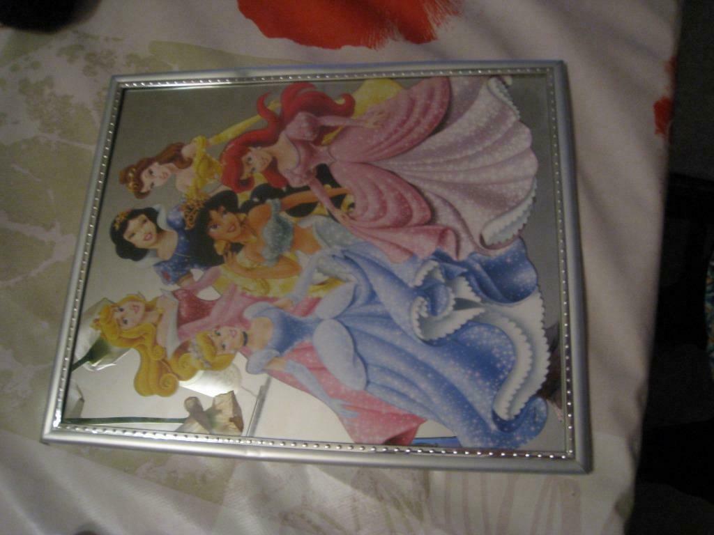 Spiegel Disney prinsessen, Verzamelen, Disney, Zo goed als nieuw, Overige typen, Assepoester of Belle, Ophalen of Verzenden
