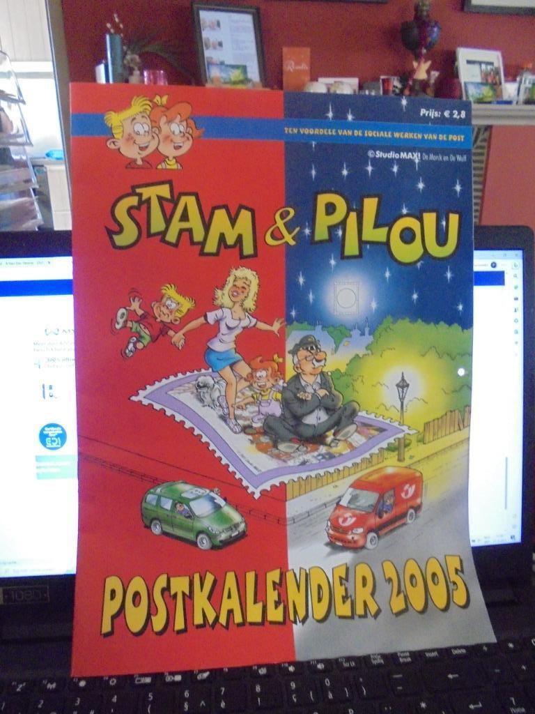 Stam en Pilou postkalender 2005, Enlèvement ou Envoi, Comme neuf