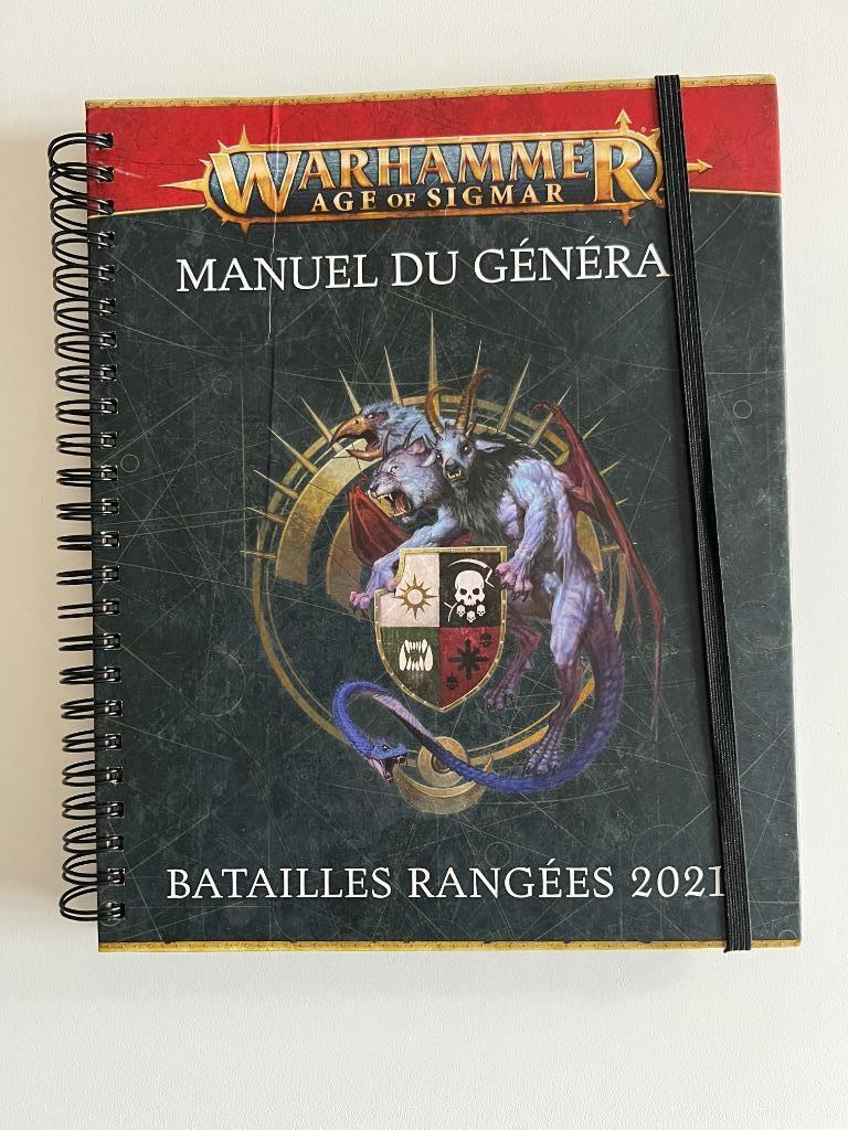 Livre Warhammer 40,000 Age of Sigmar Manuel du général, Hobby & Loisirs créatifs, Wargaming, Utilisé, Warhammer, Enlèvement ou Envoi