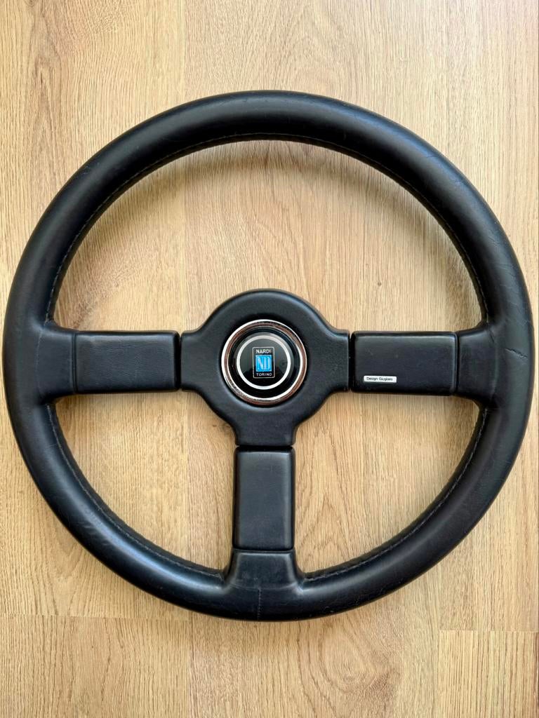 Nardi Design Giugiaro Leren Stuur Personal, Auto-onderdelen, Besturing, Ophalen of Verzenden, Gebruikt, Overige automerken