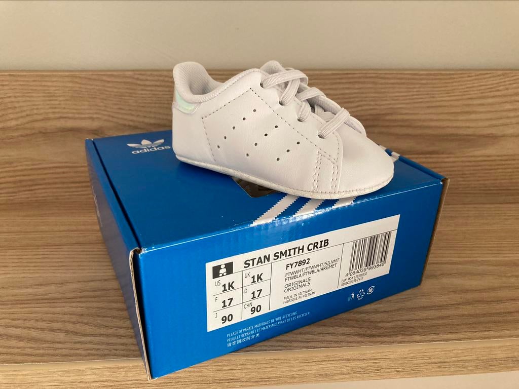 Adidas Stan Smith Crib *Nieuw* maat 17, Kinderen en Baby's, Babykleding | Schoentjes en Sokjes, Adidas, Schoentjes, Nieuw, Ophalen of Verzenden