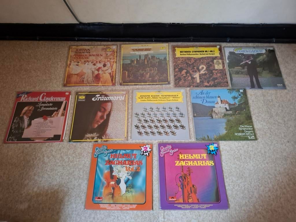 Lotje van 12 lp's klassieke muziek, Enlèvement, Utilisé