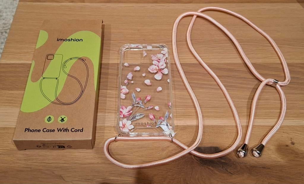 Nieuwe iMoshion Design Hoesje met koord iPhone 12, Ophalen of Verzenden, Nieuw, IPhone 12, Hoesje of Tasje