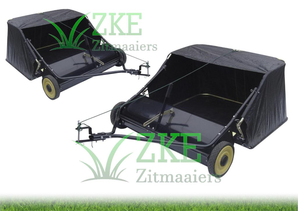 Bladveger,Opraapborstel,Veegwagen voor achter zitmaaier/quad, Ophalen of Verzenden, Nieuw, Opvangbak