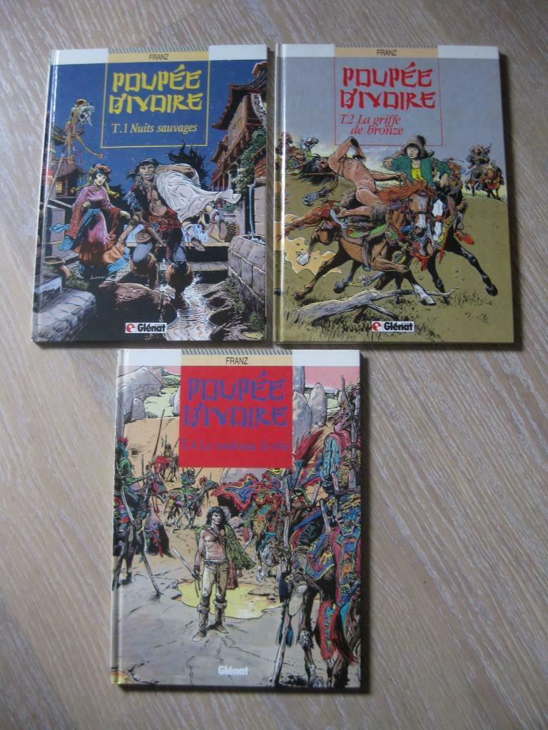Lot "Poupée d'Ivoire" Tomes 1/2/4 tous en Ed.O TB, Complete serie of reeks, Ophalen of Verzenden, Gelezen