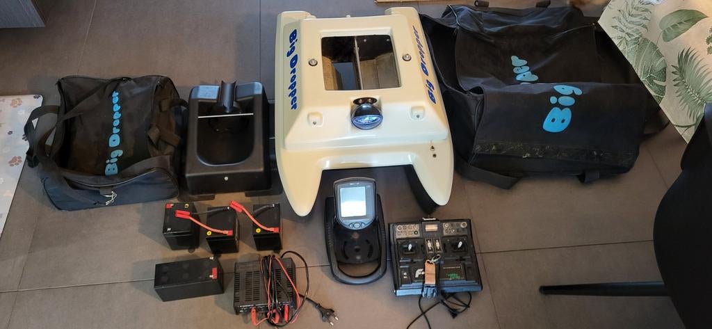 Big dropper met dieptemeter humminbird en boiliedropper., Watersport en Boten, Ophalen