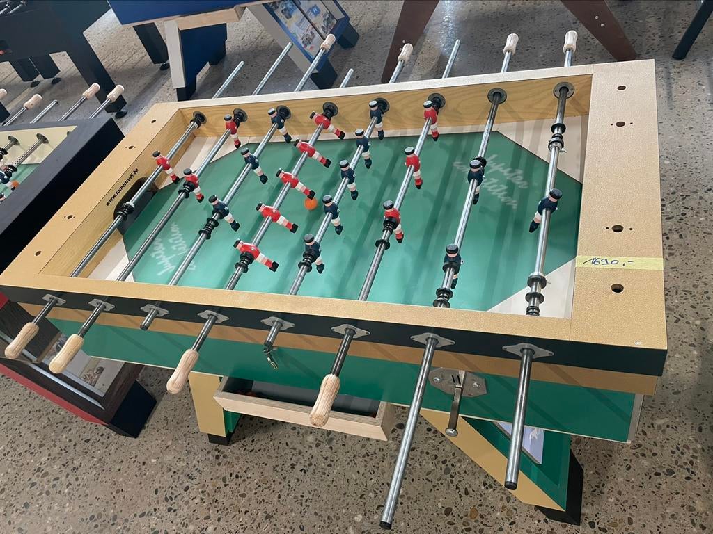 Tafelvoetbal / voetbaltafel / kicker Jupiter 7 / als nieuw, Ophalen of Verzenden, Zo goed als nieuw