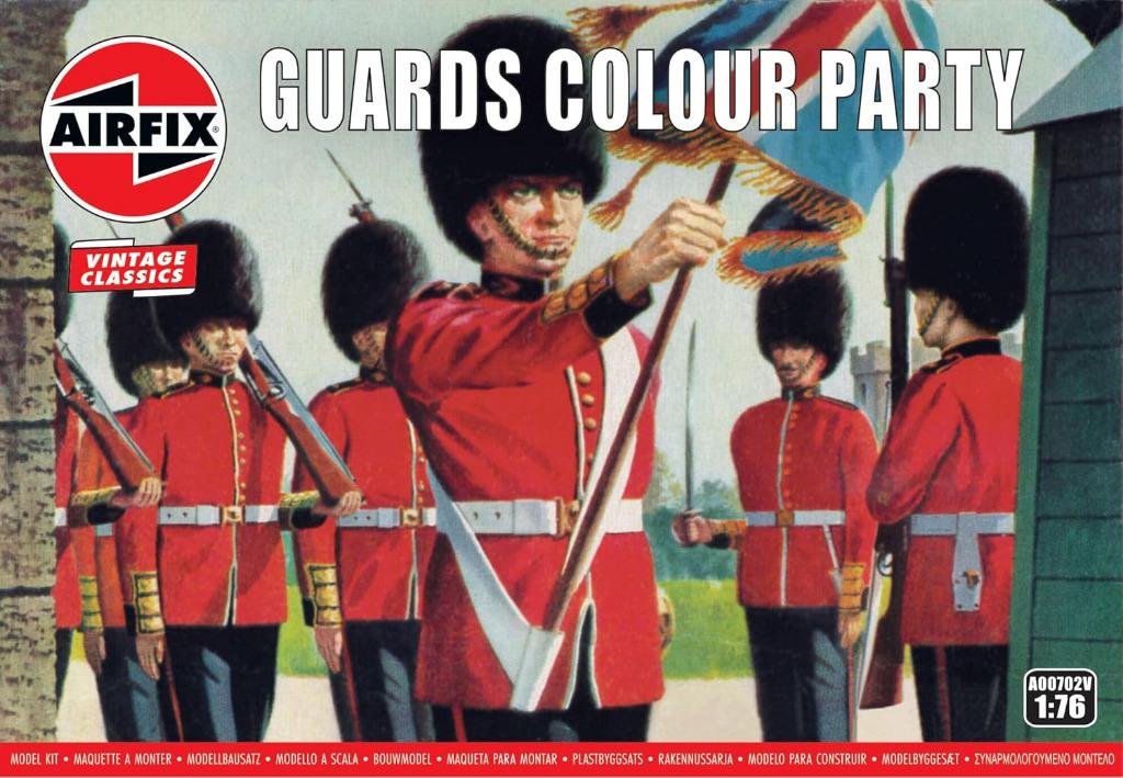AIRFIX 00702V guards colour party échelle 1/76, Ophalen of Verzenden, Nieuw, 1:50 of kleiner, Figuur of Figuren