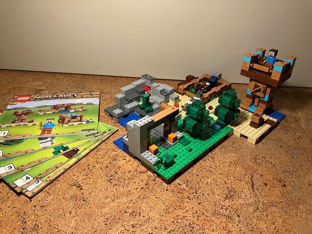 Lego MINECRAFT 21135 - The Crafting Box 2.0, Ophalen of Verzenden, Zo goed als nieuw, Complete set, Lego