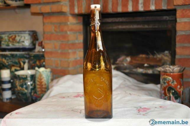 ancienne bouteille vide de bière staden centrale brouwer'j, Ophalen of Verzenden, Gebruikt