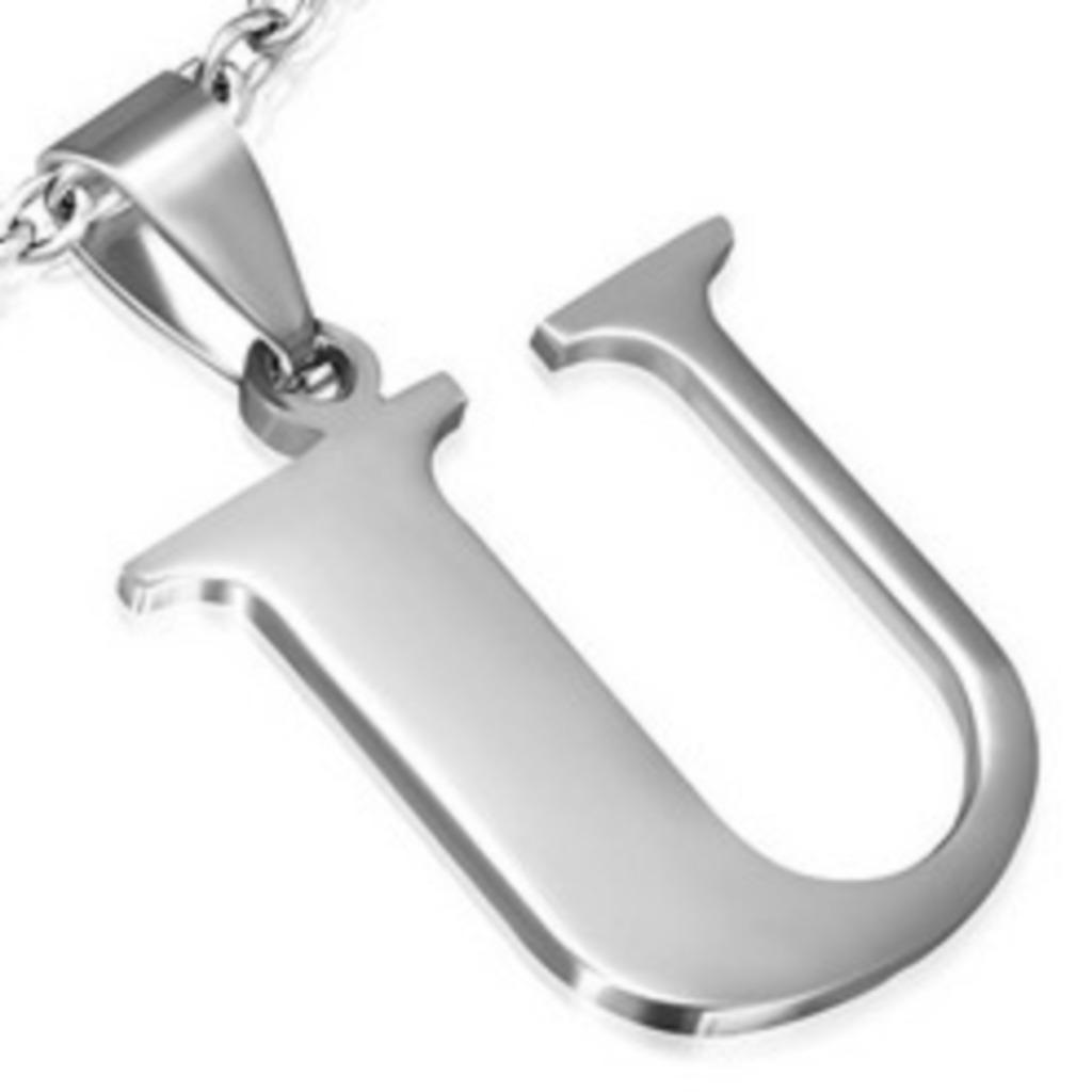 Alfabet letter U hanger in staal, Ophalen of Verzenden, Nieuw