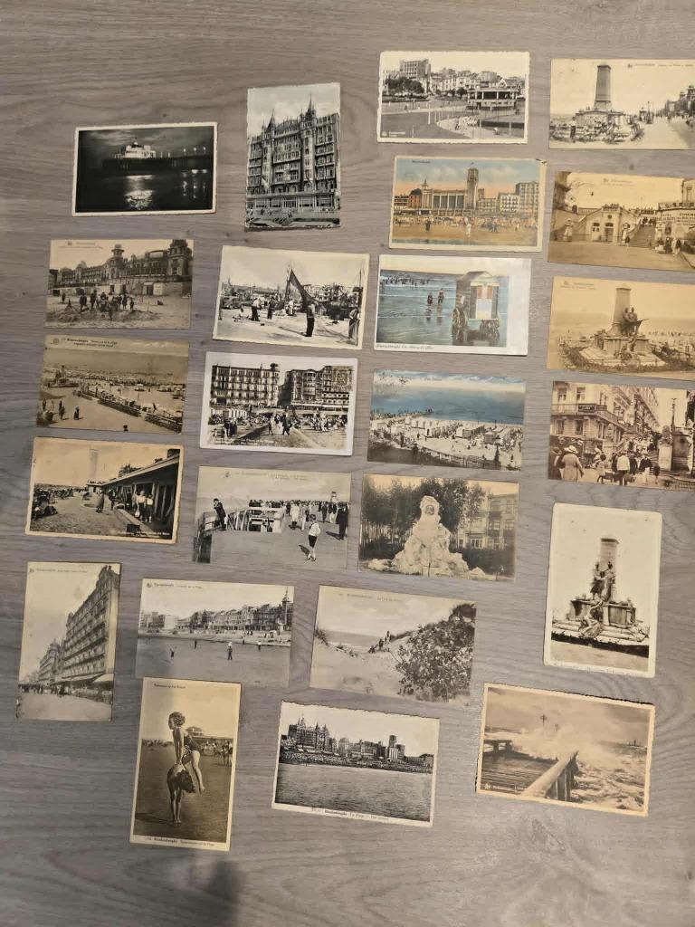 Oude postkaarten Blankenberge 24 stuks, Verzenden, 1920 tot 1940, West-Vlaanderen
