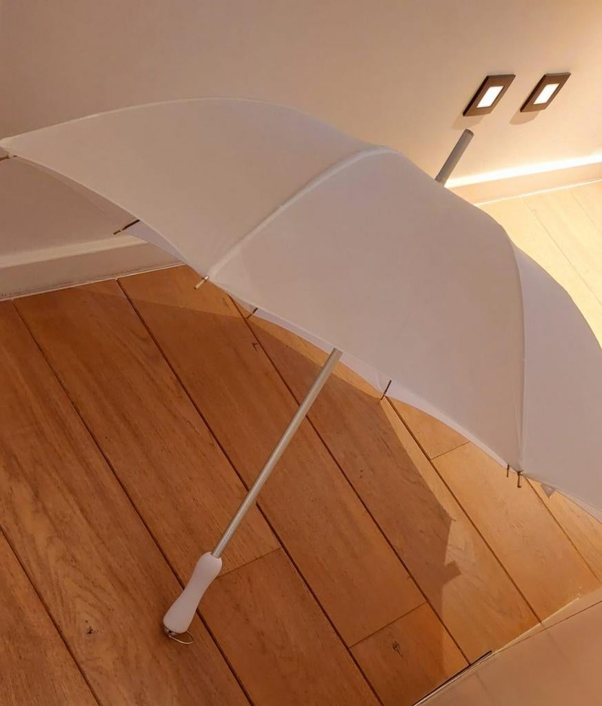Paraplu/Parasol wit. Nieuwstaat! Pakket van 10, Ophalen, Wit