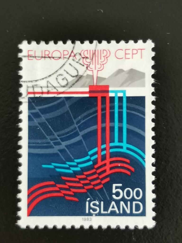 Ijsland 1983 - Europa CEPT - uitvindingen - geothermie, Postzegels en Munten, Postzegels | Europa | Scandinavië, Ophalen of Verzenden