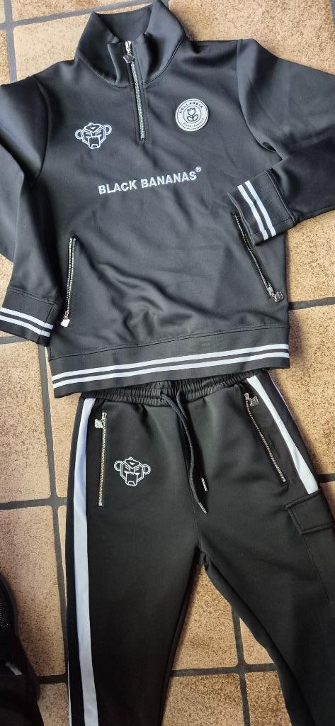 black bananas trainingspak, Zwart, Overige typen, Ophalen of Verzenden, Zo goed als nieuw