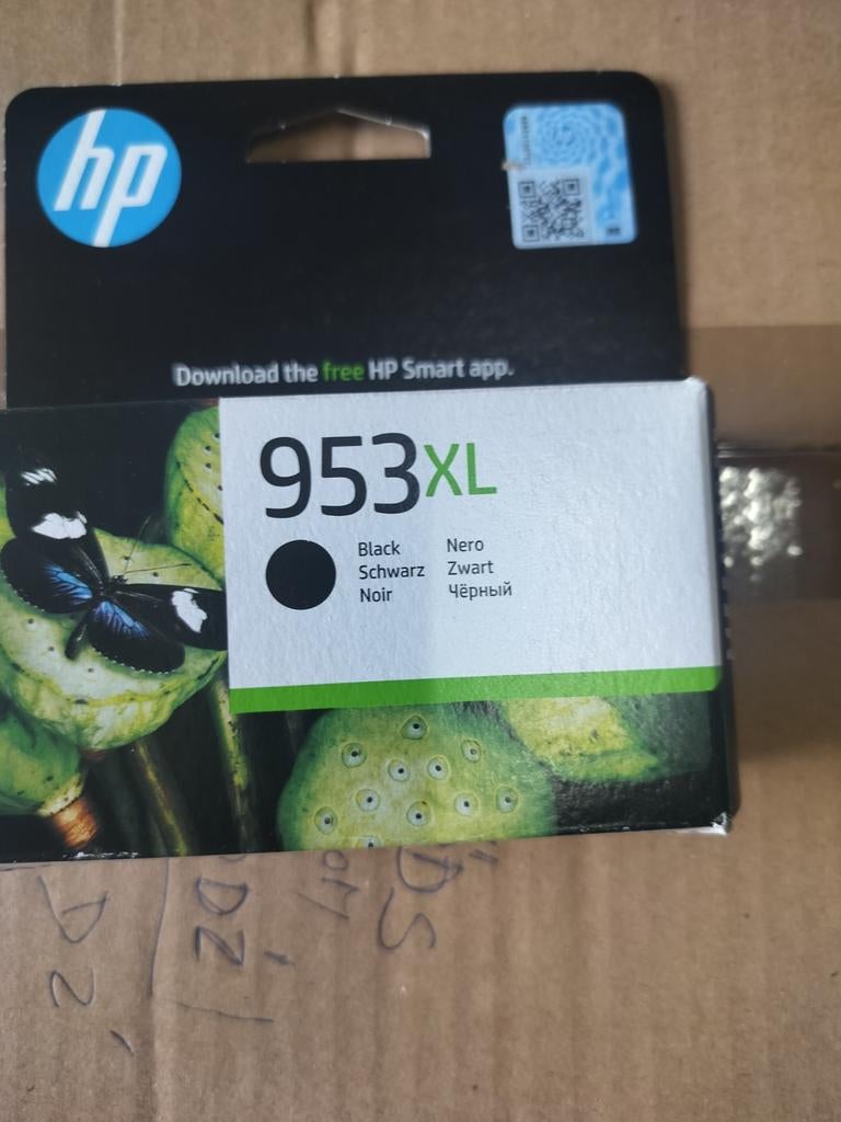 HP 953XL originele high-capacity zwarte inktcartridge, Ophalen of Verzenden, Zo goed als nieuw, Cartridge, HP