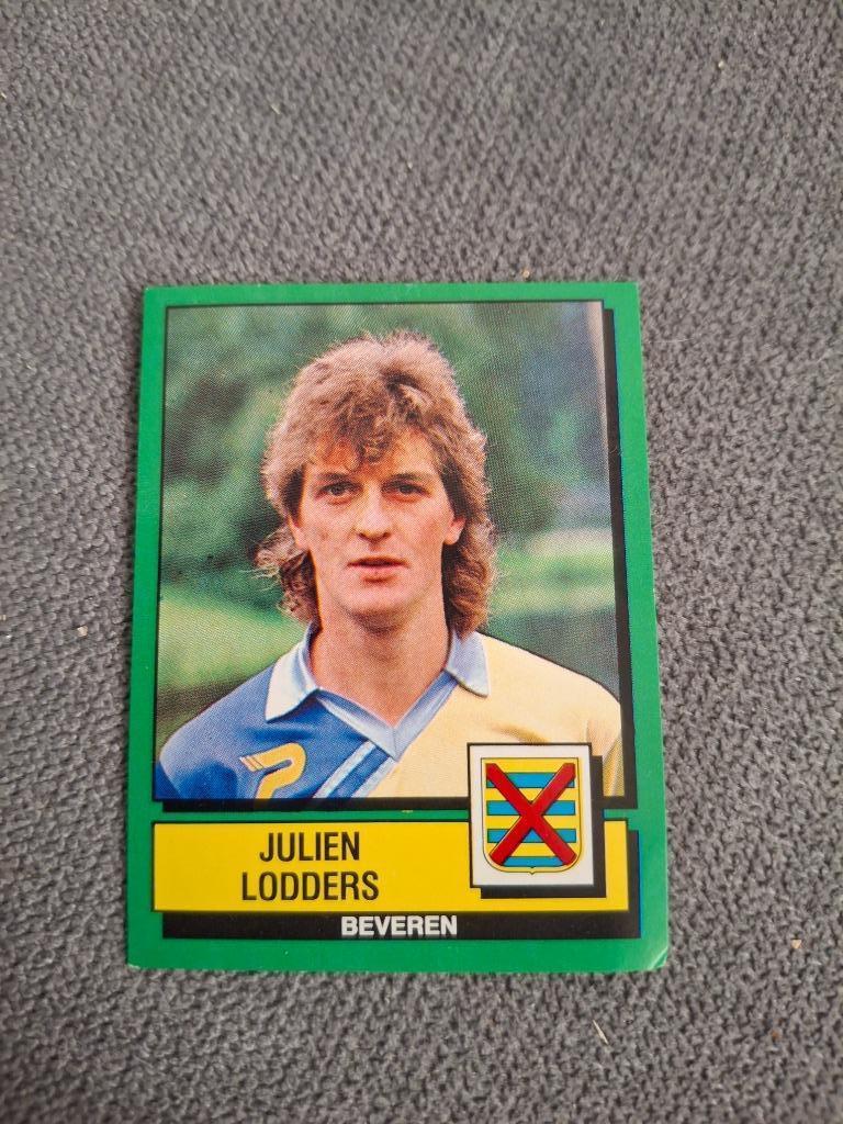 Panini België 1989 Julien Lodders Beveren nr. 62, Verzamelen, Ophalen of Verzenden, Zo goed als nieuw, Poster, Plaatje of Sticker