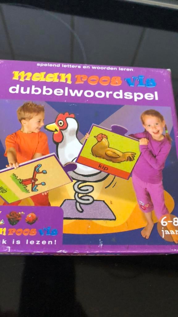 Maan Roos Vis / dubbelwoordspel, Kinderen en Baby's, Ophalen, Gebruikt, Taal en Lezen