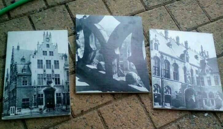 3 foto's  Mechelen jaren 80 verzameling traphal of inkomhal, Moins de 50 cm, Enlèvement ou Envoi, Photo ou Poster, Utilisé