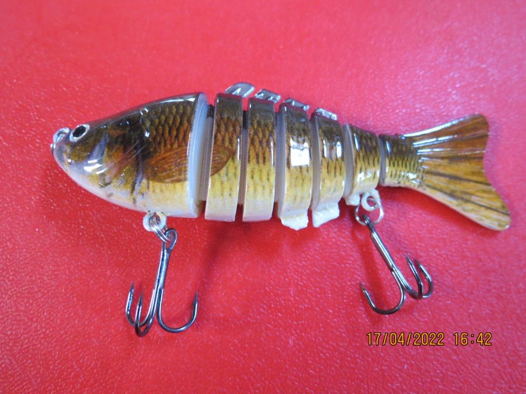 Leurre pour la pêche - Poisson articulé 10 cm, Enlèvement ou Envoi, Neuf, Autres types