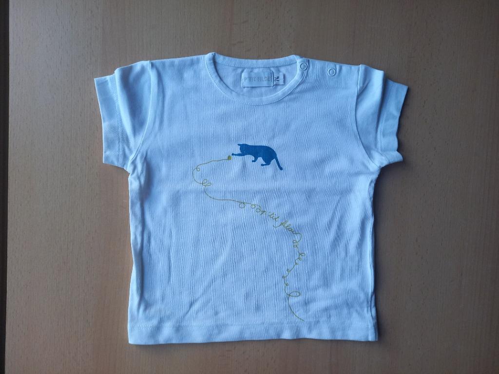 Petit Filou, nieuwstaat, t-shirt maat 74, meisje, Kinderen en Baby's, Meisje, Ophalen of Verzenden, Zo goed als nieuw, Shirtje of Longsleeve