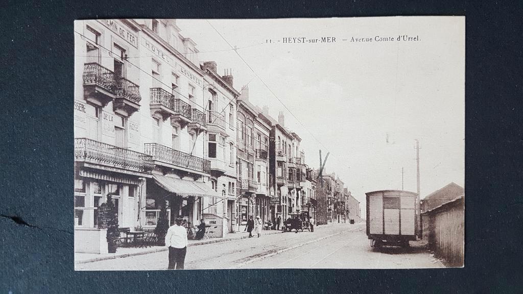 Postkaart Heist Heyst sur Mer Avenue Compte d'Ursel 1923, Ophalen of Verzenden, 1920 tot 1940, Gelopen, West-Vlaanderen