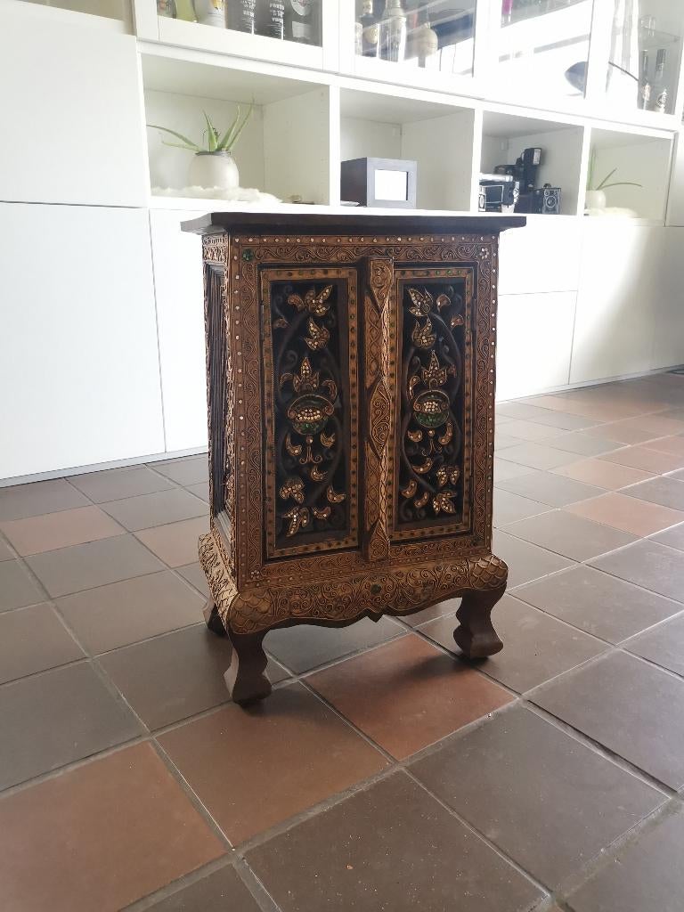 Prachtig Indonesisch Kabinet kastje, Antiek en Kunst, Ophalen